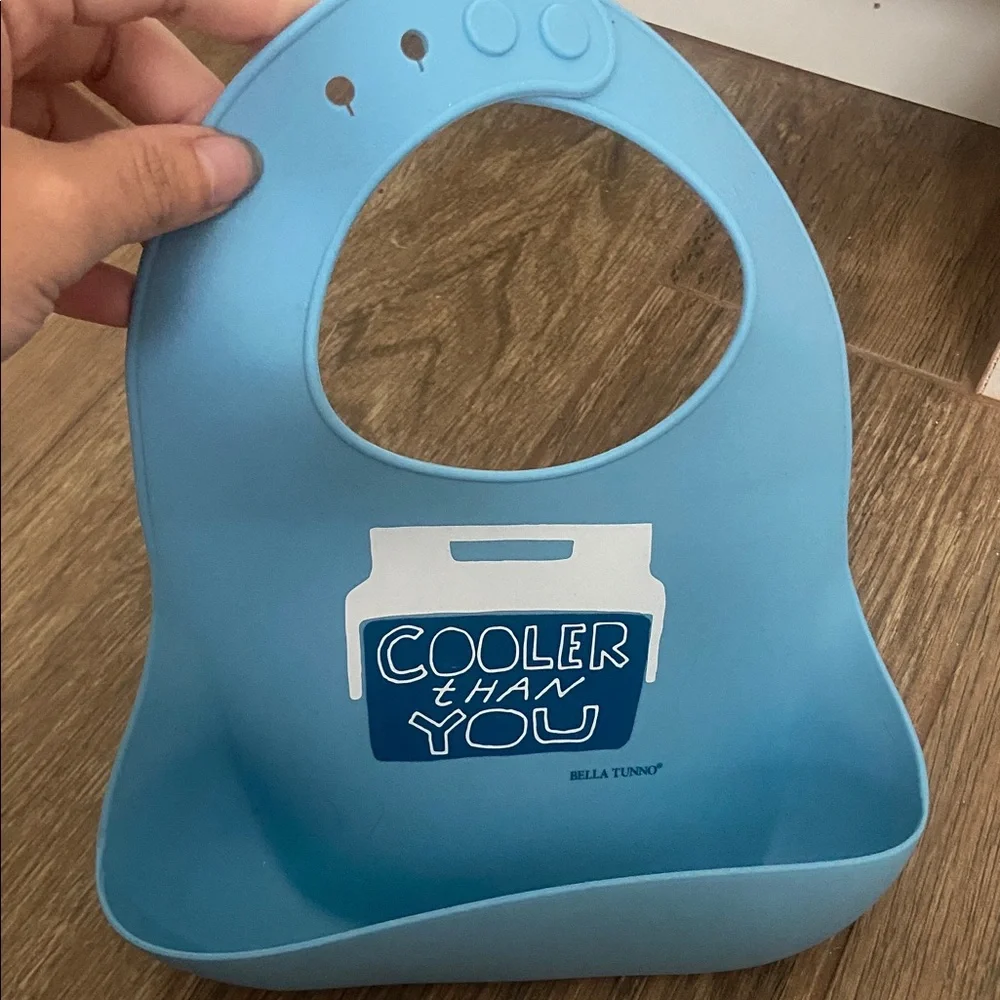 🧡 silicone baby bib